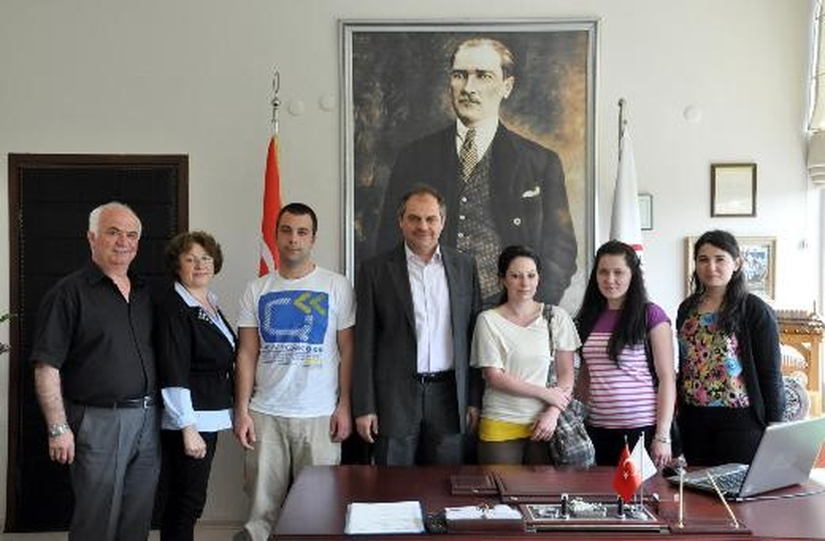 Alman Öğrencilerden Başkan Dalgıç\'a Ziyaret