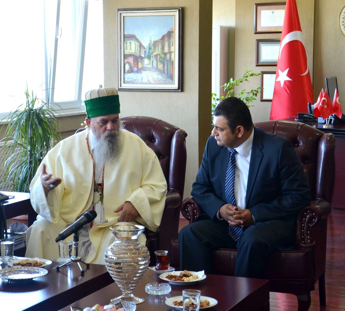 Arnavutluk Heyetinden Rektör Laçiner\'e Ziyaret
