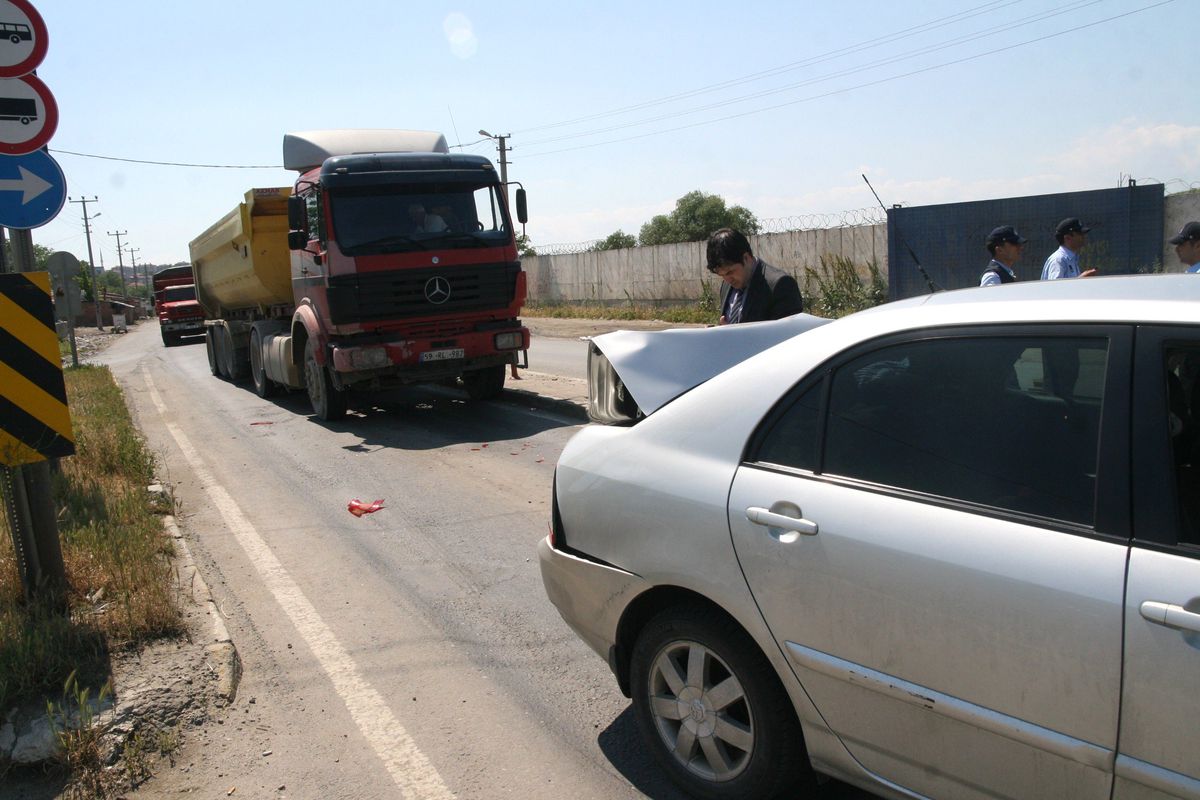 Çorlu'da Trafik Kazası 1 Yaralı