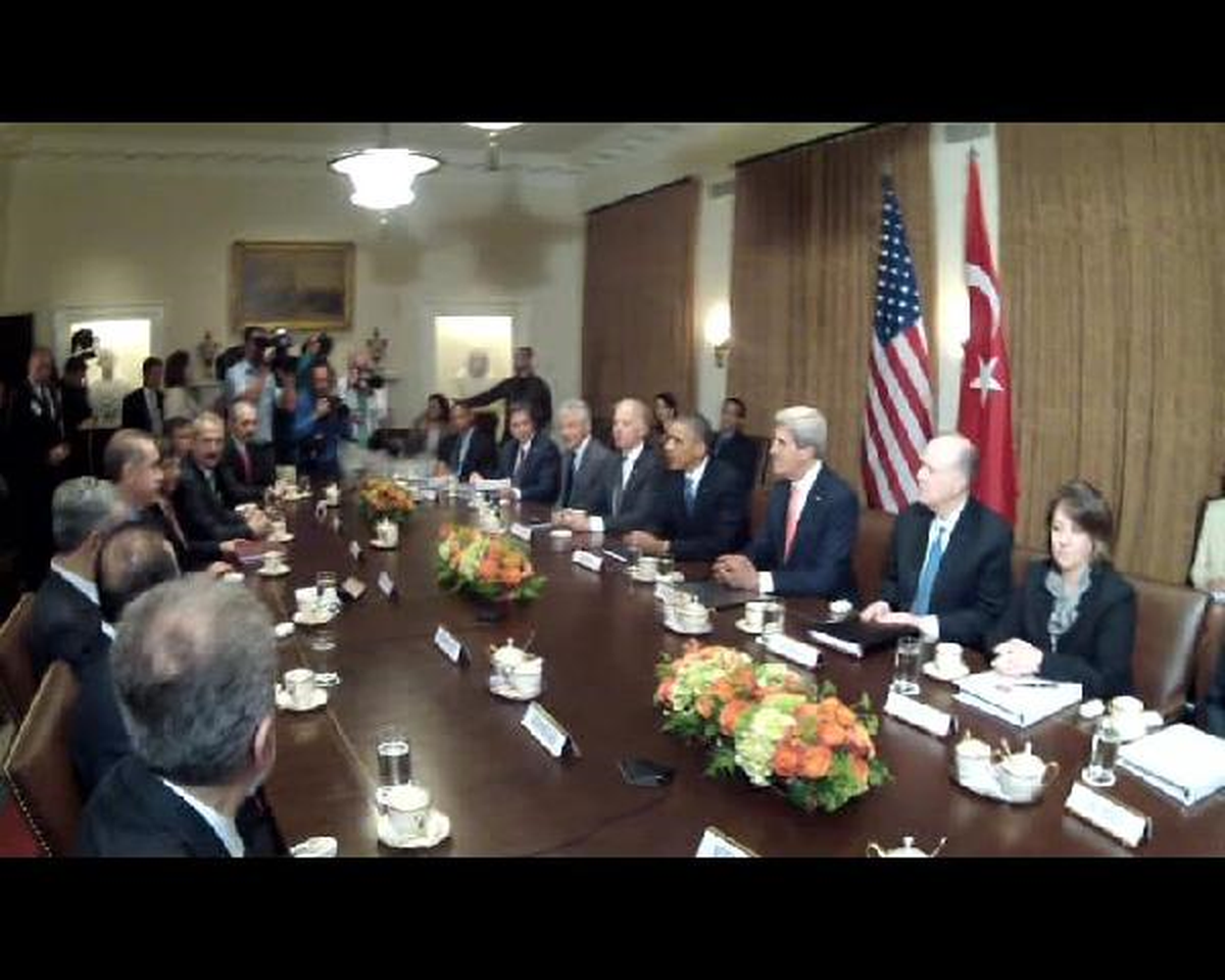 Erdoğan - Obama Görüşmesi Başladı