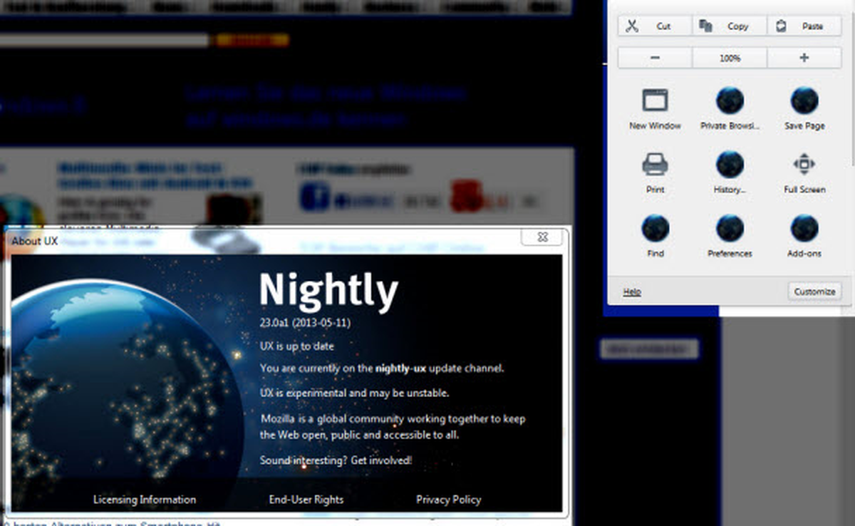 Geleceğin Firefox\'unu deneyin