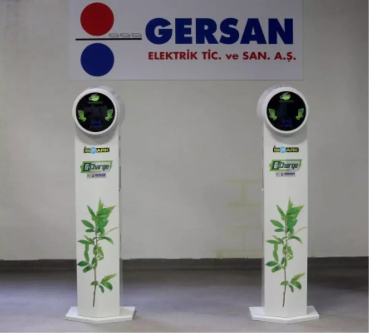 Gersan\'dan İSPARk\'a Araç Şarj İstasyonları