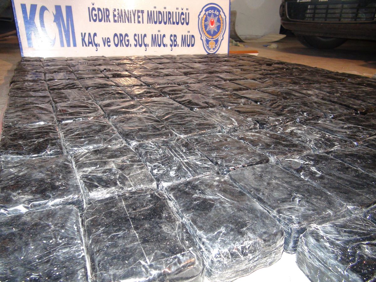 Iğdır\'da 78 Kilogram Eroin Ele Geçirildi