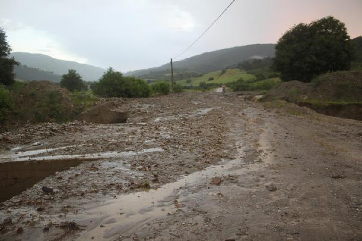 Samsun Vezirköprü\'de Sel Felaketi