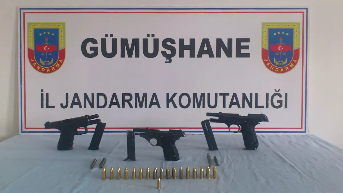 Şiran'da Silah Satan Kişi Yakalandı