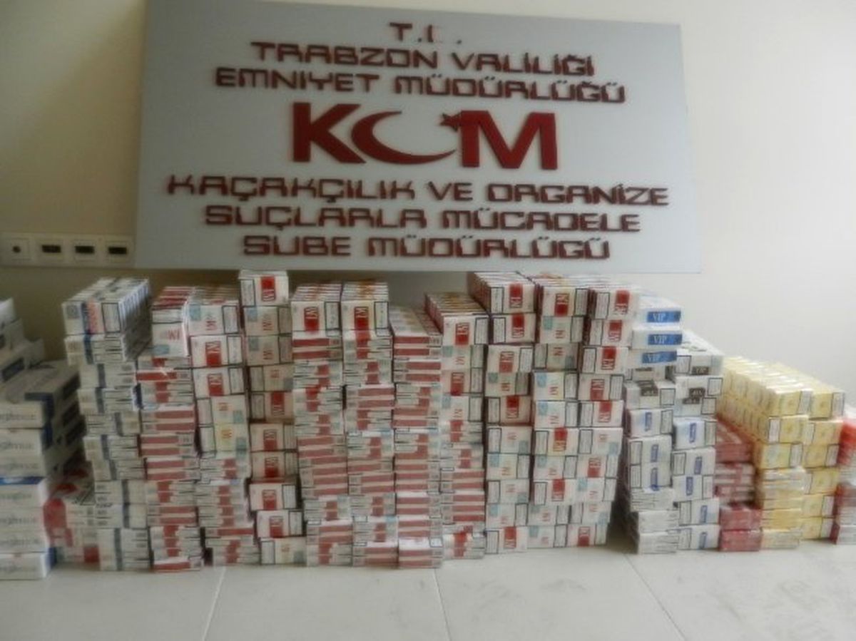 Trabzon\'da Kaçakçılığın Bilançosu