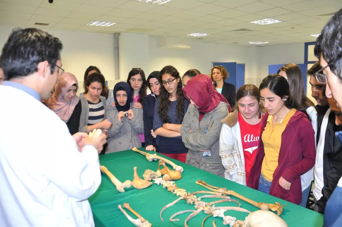 Düzce Fen Lisesi Son Sınıf Öğrencileri Tıp Fakültesi\'ni Gezdiler