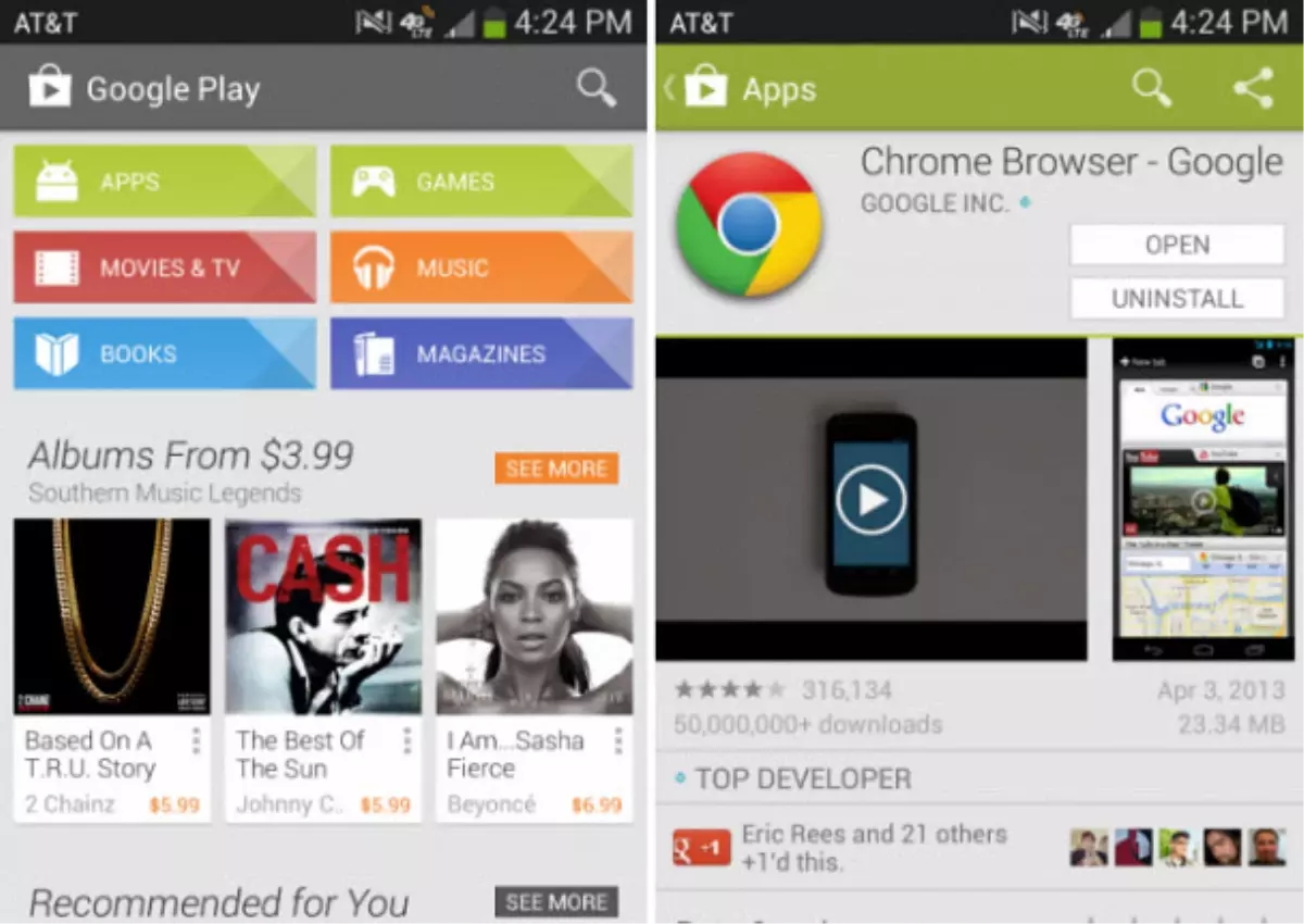 Google Play\'e ince ayar!