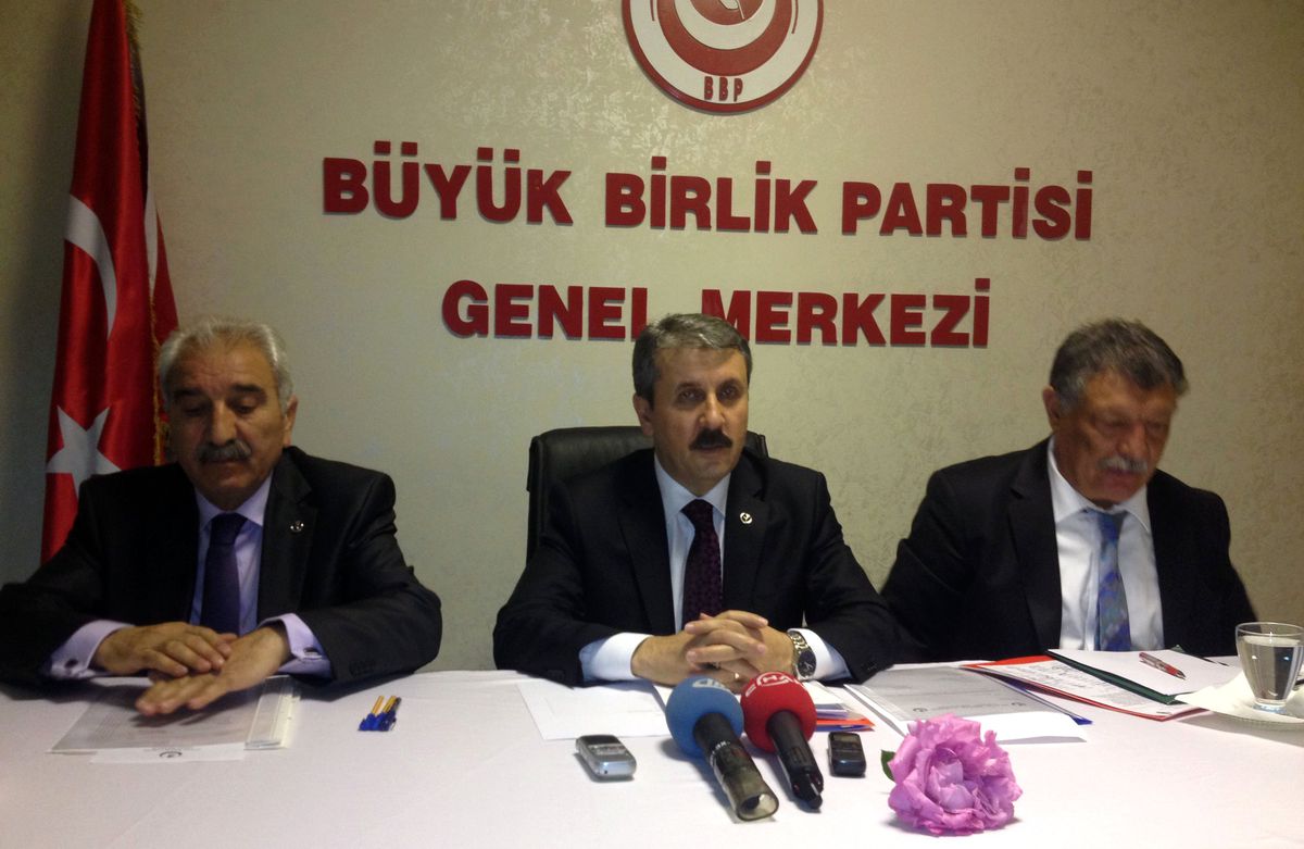 Büyük Birlik Partisi Genel Başkanı Mustafa Destici Açıklaması