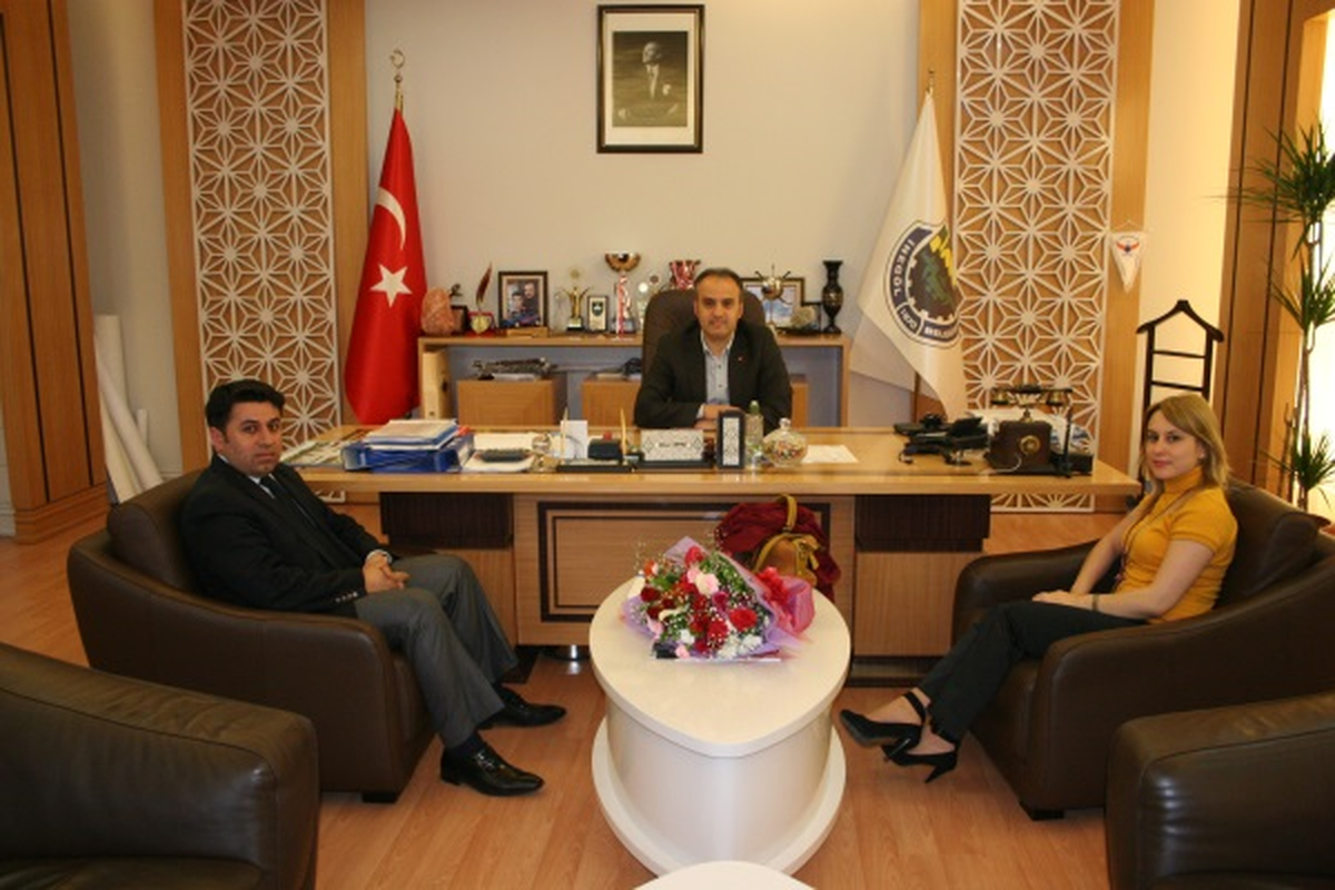 İlçe Sosyal Güvenlik Kurumundan Başkan Aktaş\'a Ziyaret