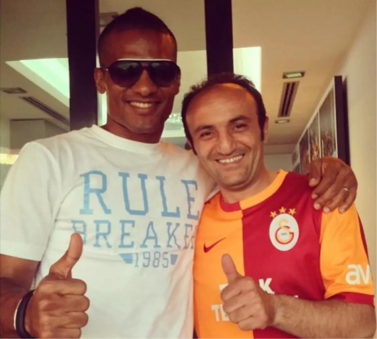 Malouda Galatasaray-Trabzonspor Maçını İzledi