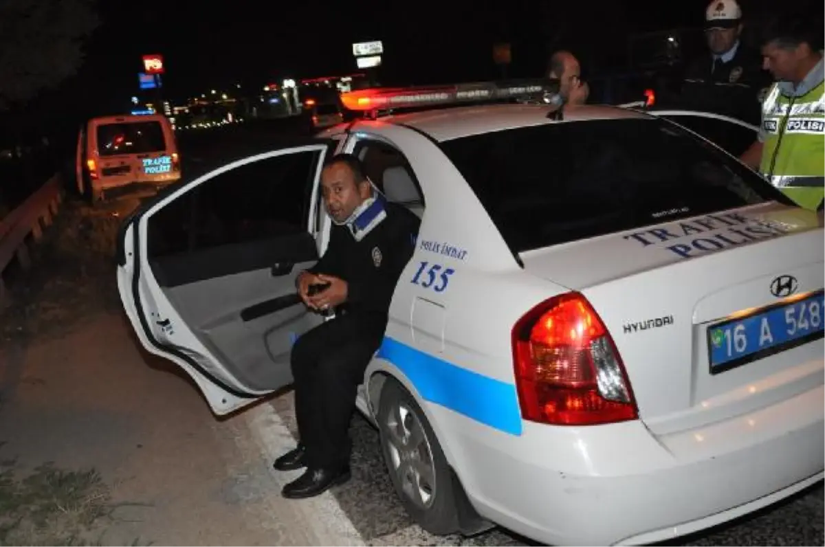 Alkollü Sürücü Polis Otomobiline Çarptı: 6 Yaralı