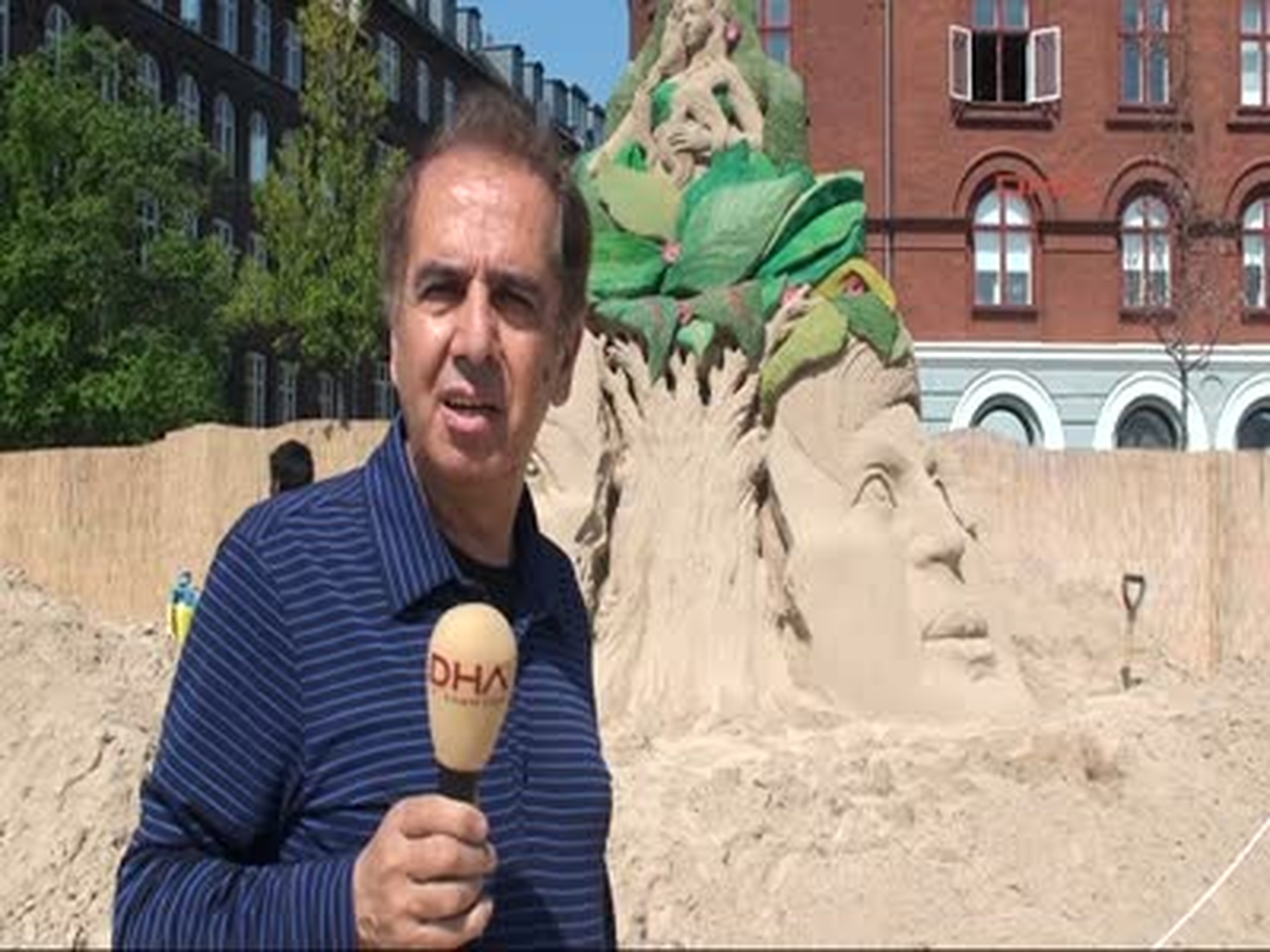 Kopenhag\'da Kum Heykel Festivali Olaylı Başladı