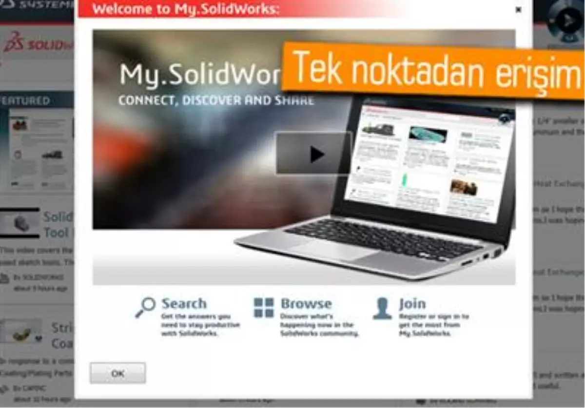 My.solidworks Resmen Duyuruldu