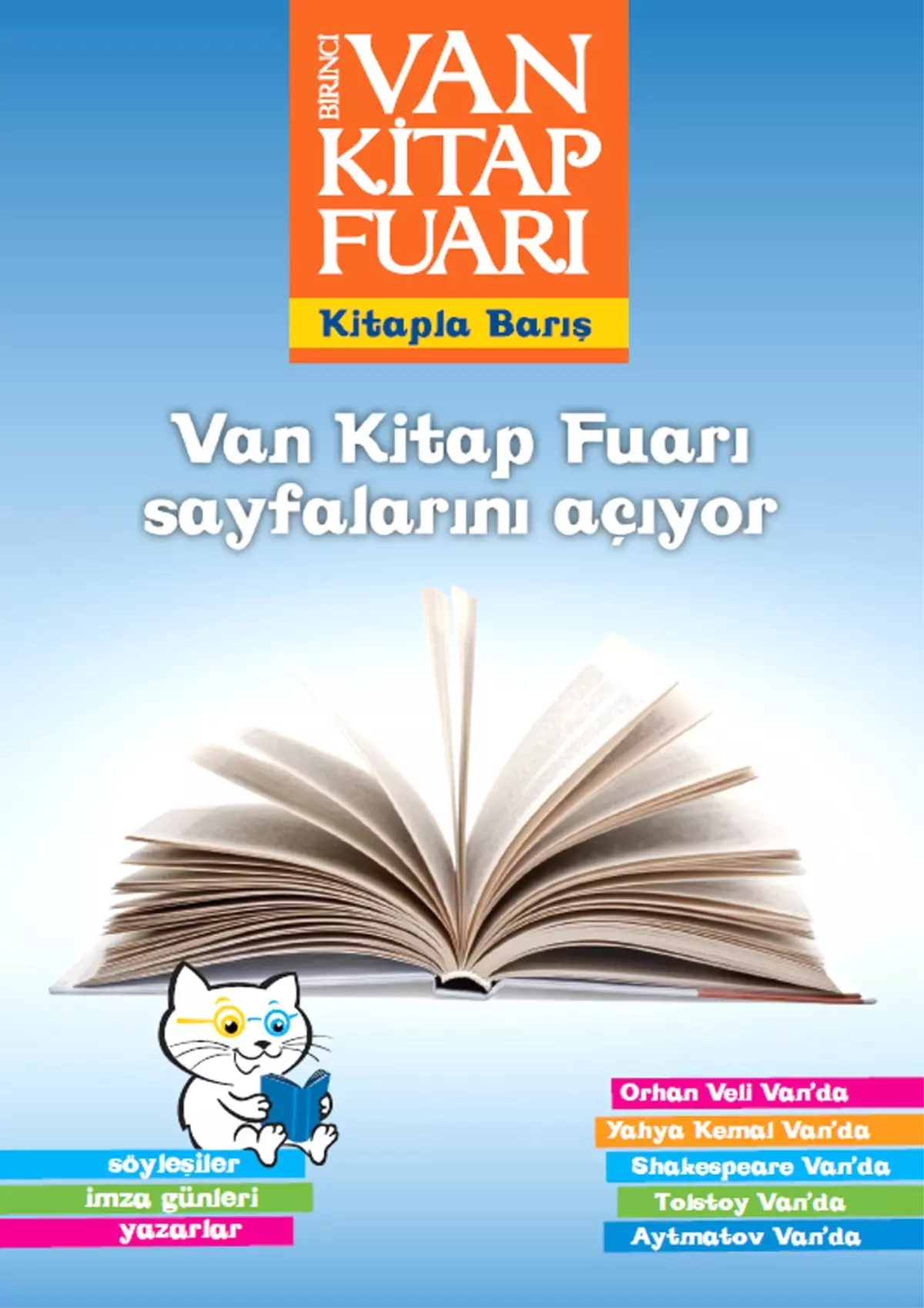 Van Kitap Fuarı "Kitapla Barış" Sloganıyla Kapılarını Açıyor