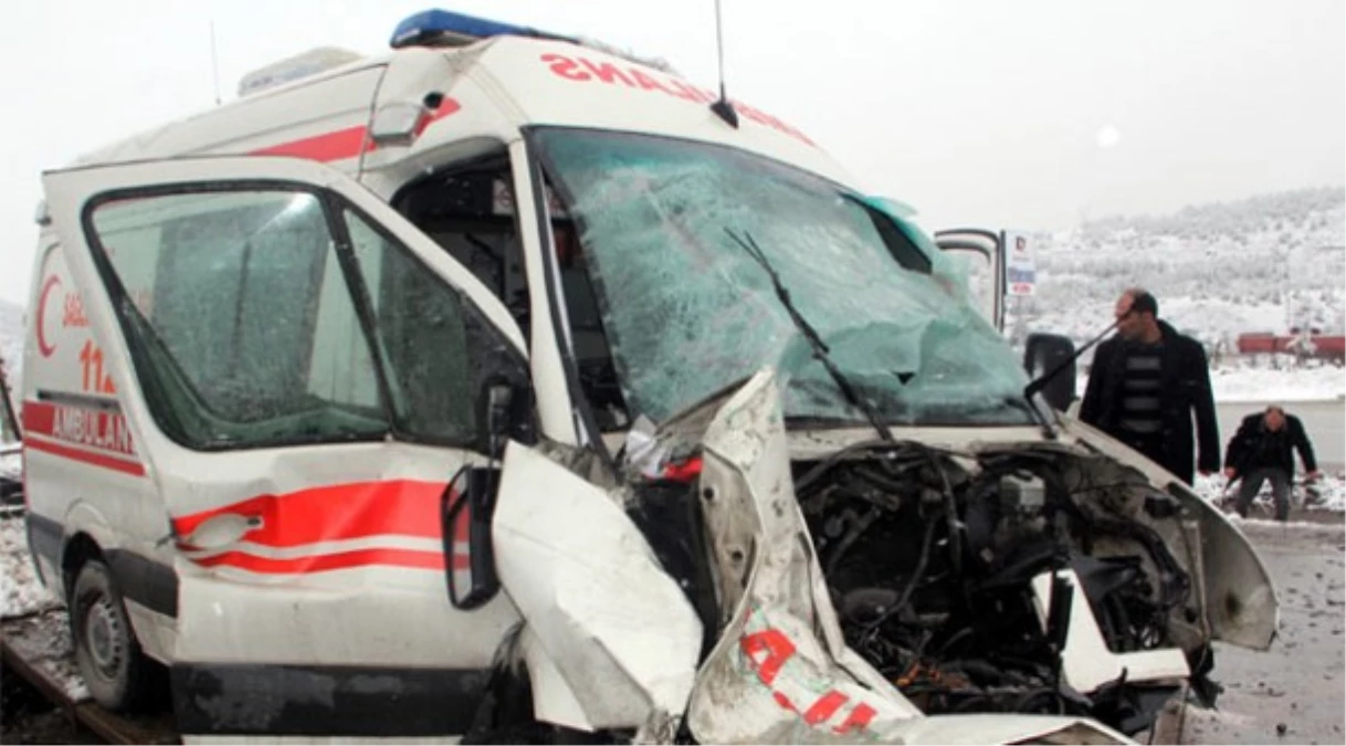 Denizli\'de Trafik Kazası: 1 Yaralı