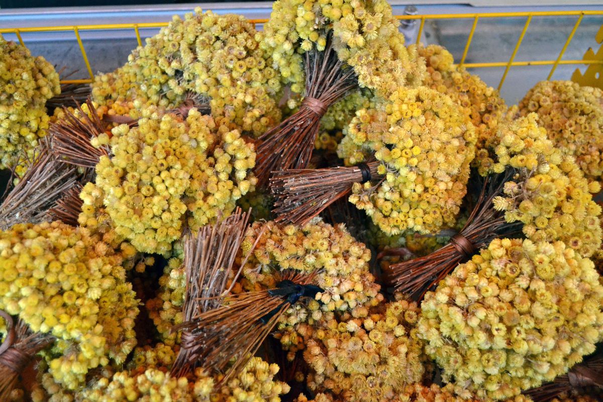 Kurutulmuş Yayla Çiçekleri İlgi Görüyor