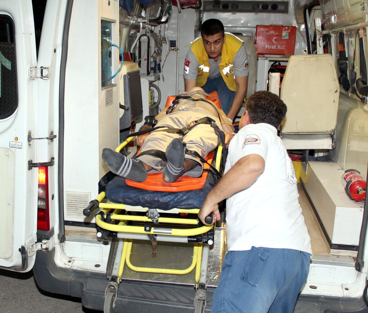 Nazilli'de Trafik Kazası; 1 Ağır Yaralı