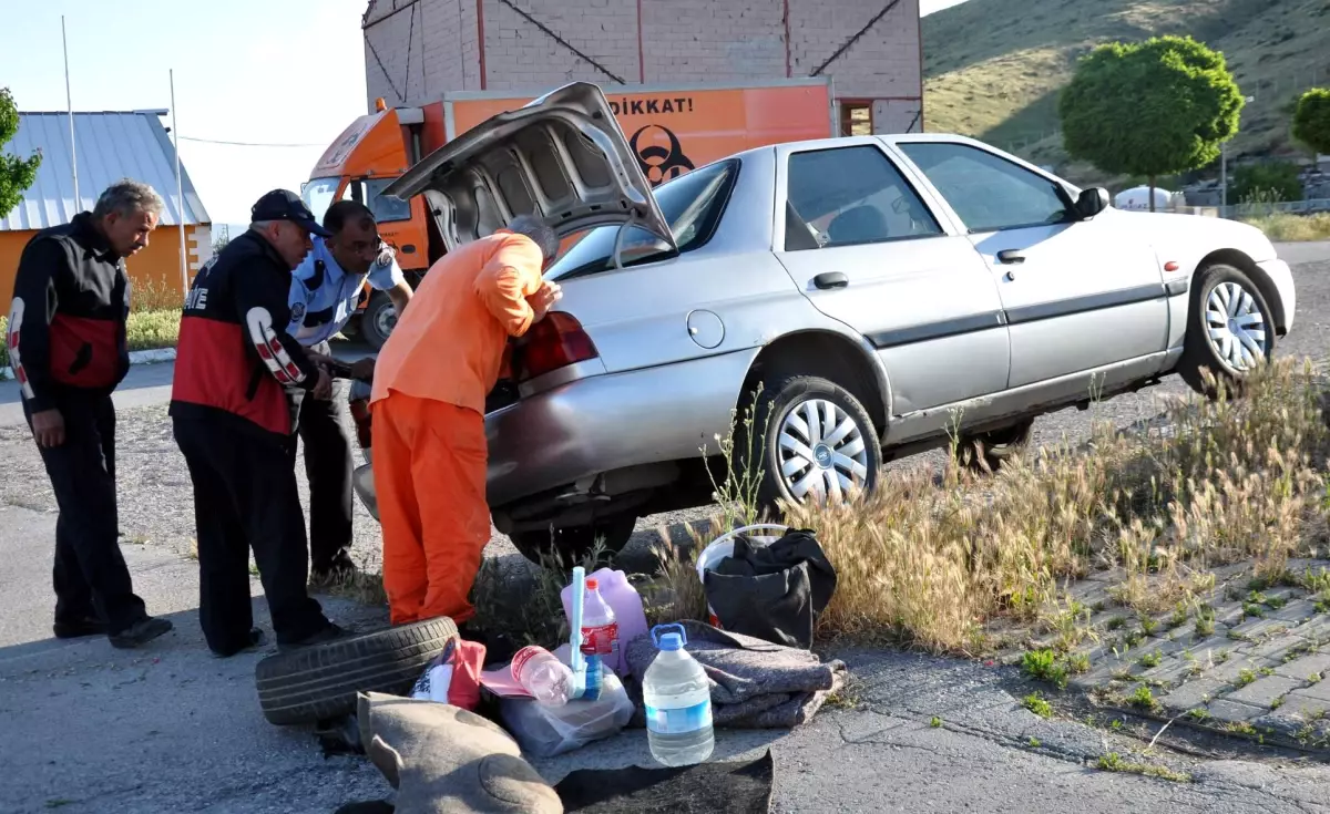 Yılanı Bulmak İçin Biber Gazı Sıktılar