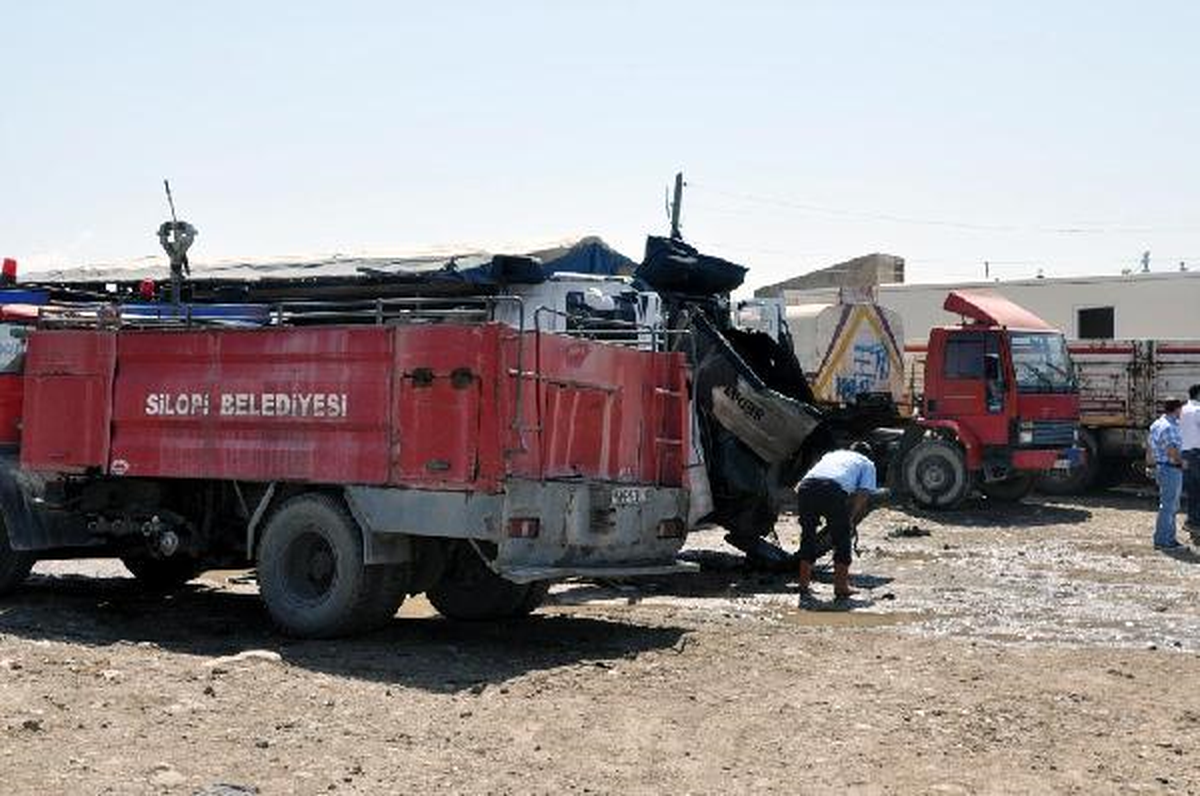 Silopi\'de Tanker Patladı: 1 Ölü 2 Yaralı