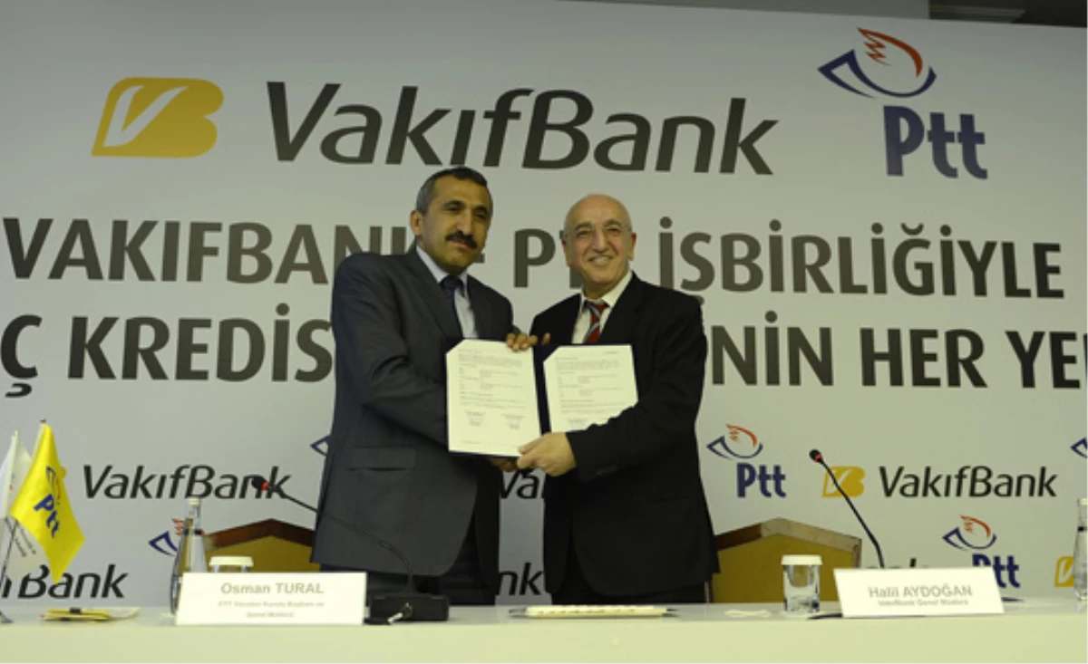 Vakıfbank ve PTT Emekliler İçin İşbirliği Yaptı