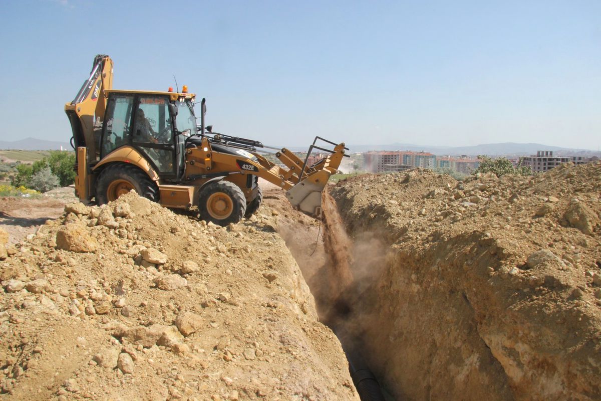 Nevşehir\'de Alt Yapı Çalışmaları Devam Ediyor