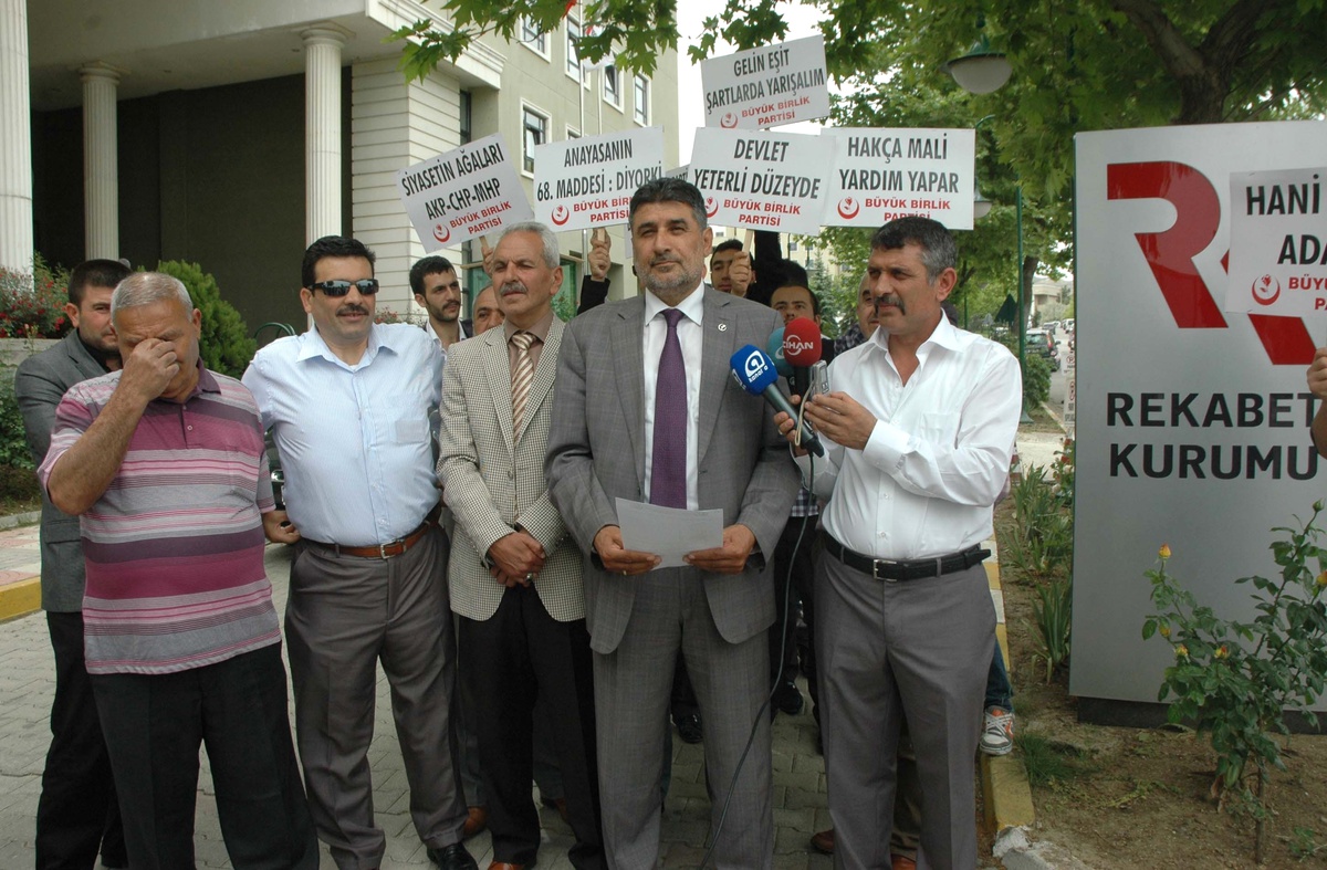 Bbp, Parti Yardımlarını Rekabet Kurumu\'na Şikayet Etti