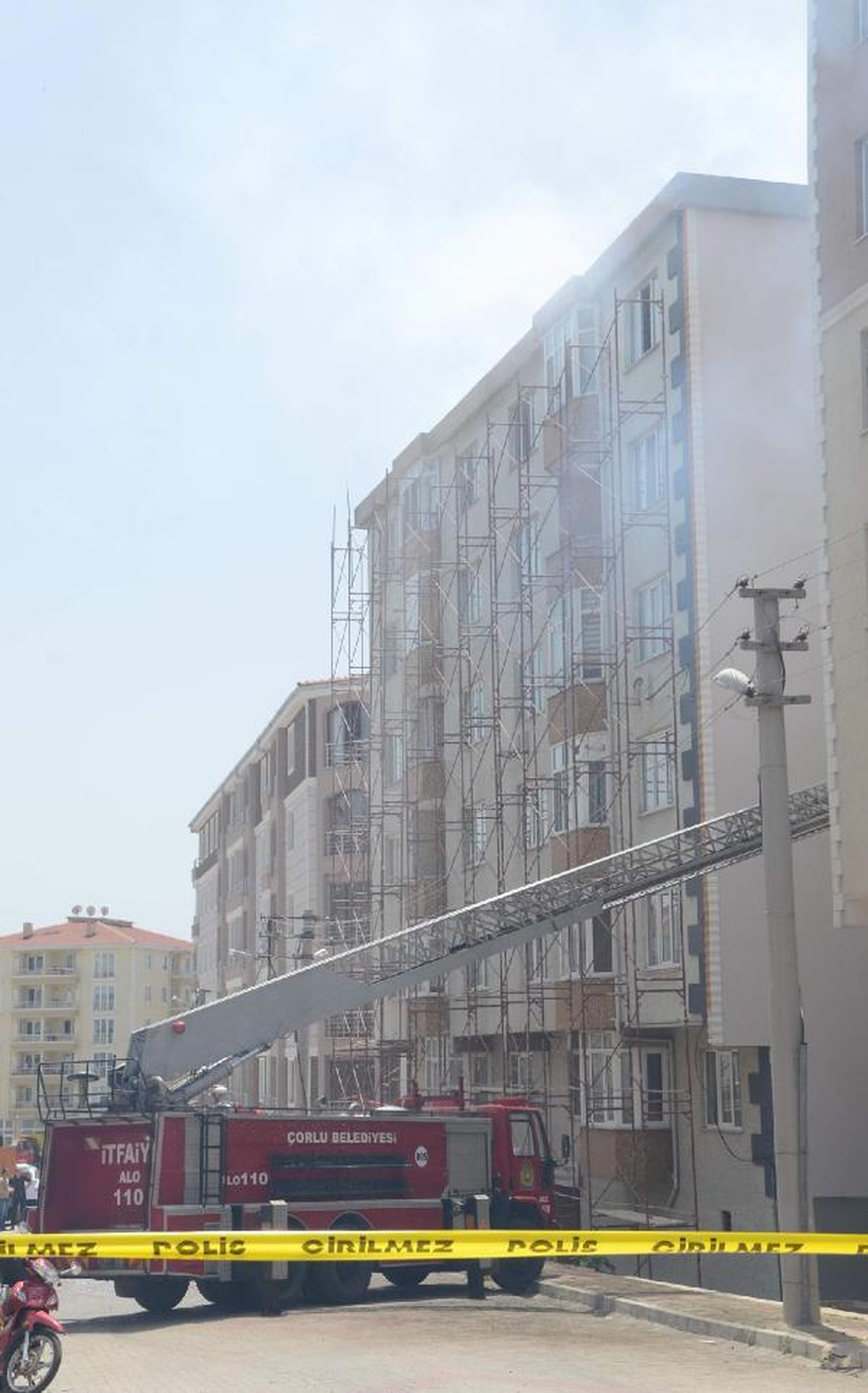 Çorlu\'da Yangın Paniği