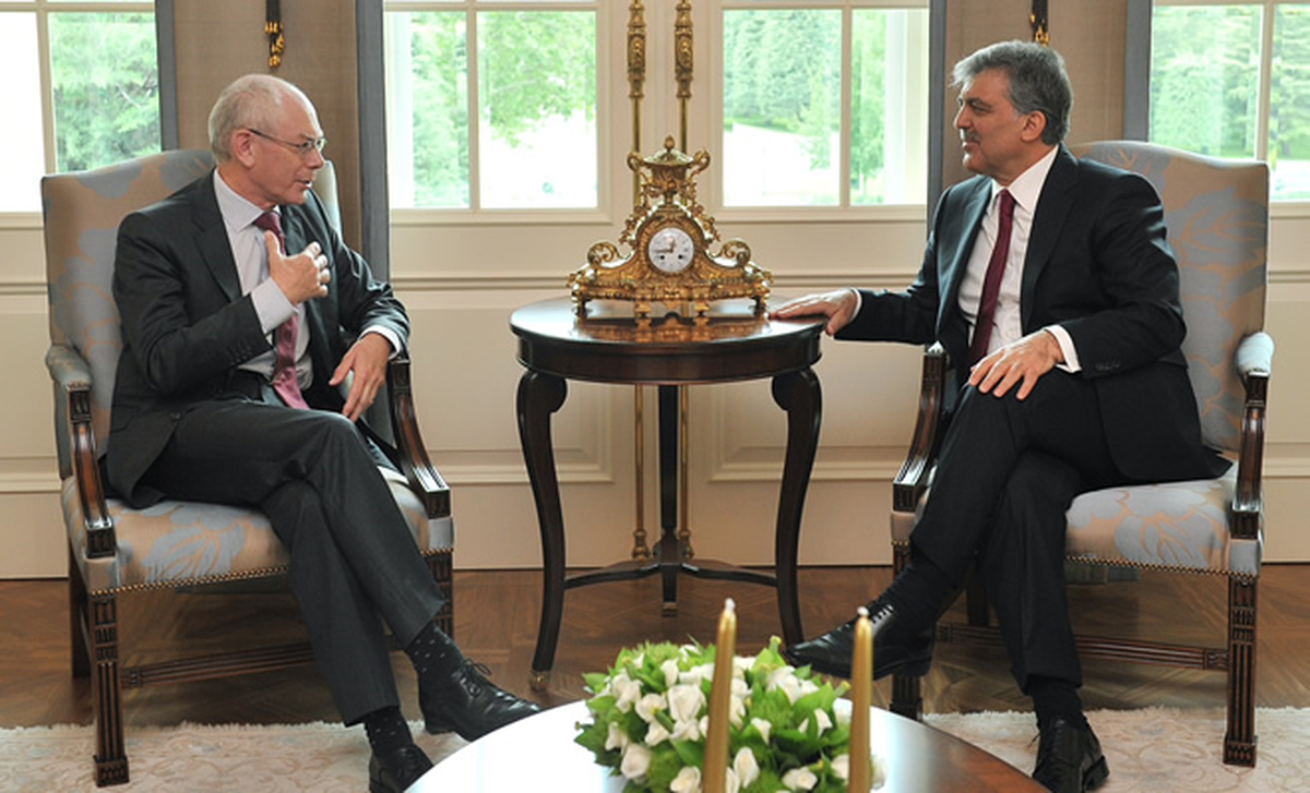 Cumhurbaşkanı Gül, Rompuy\'u Kabul Etti