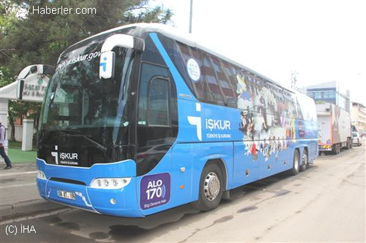 İş-Kur Kampanya Otobüsü Hatay\'da