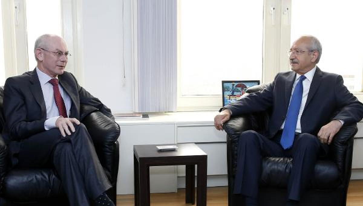 Kılıçdaroğlu, AB Konseyi Başkanı Rompuy ile Görüştü