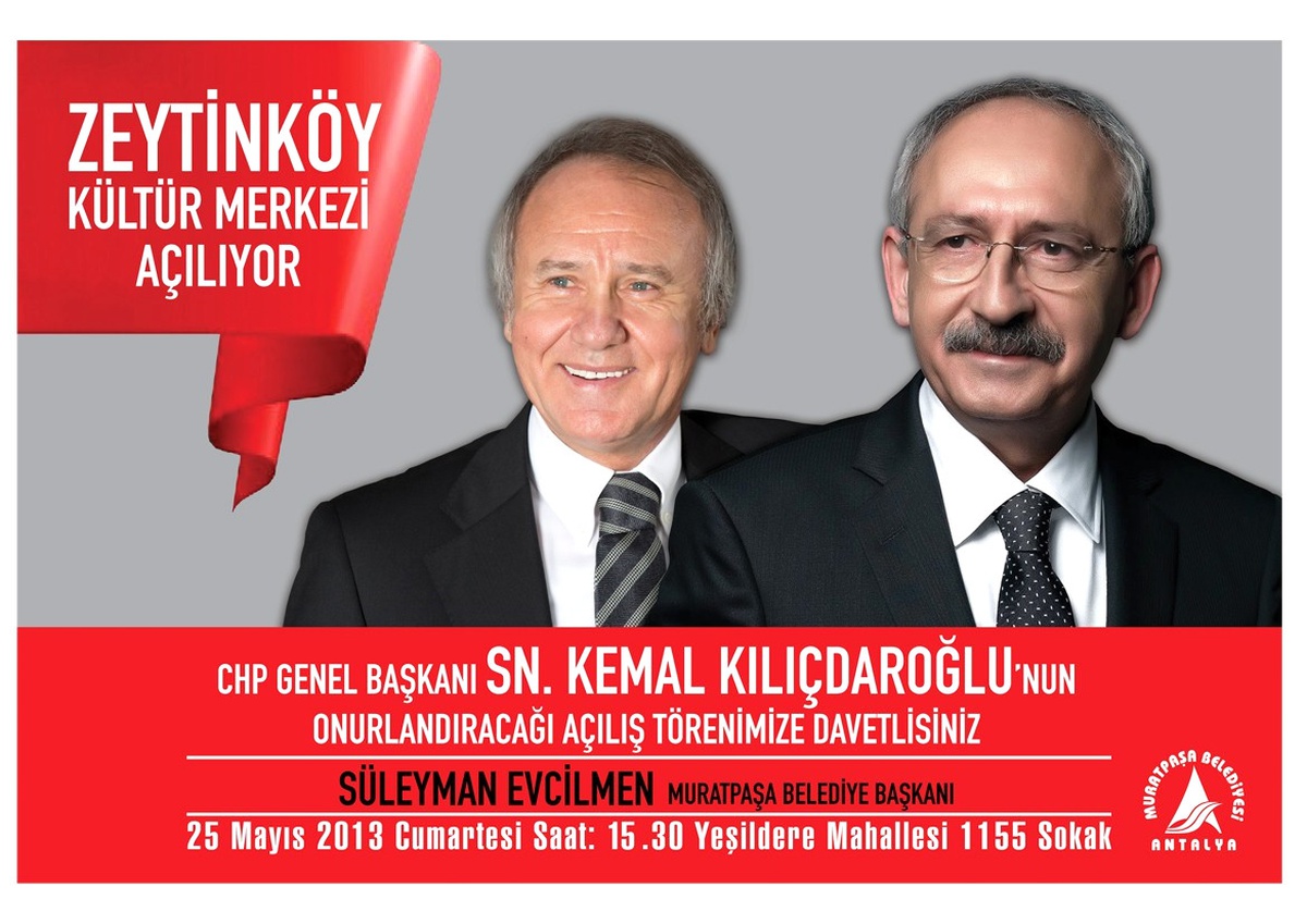 Kılıçdaroğlu Zeytinköy Kültür Merkezi\'ni Açacak