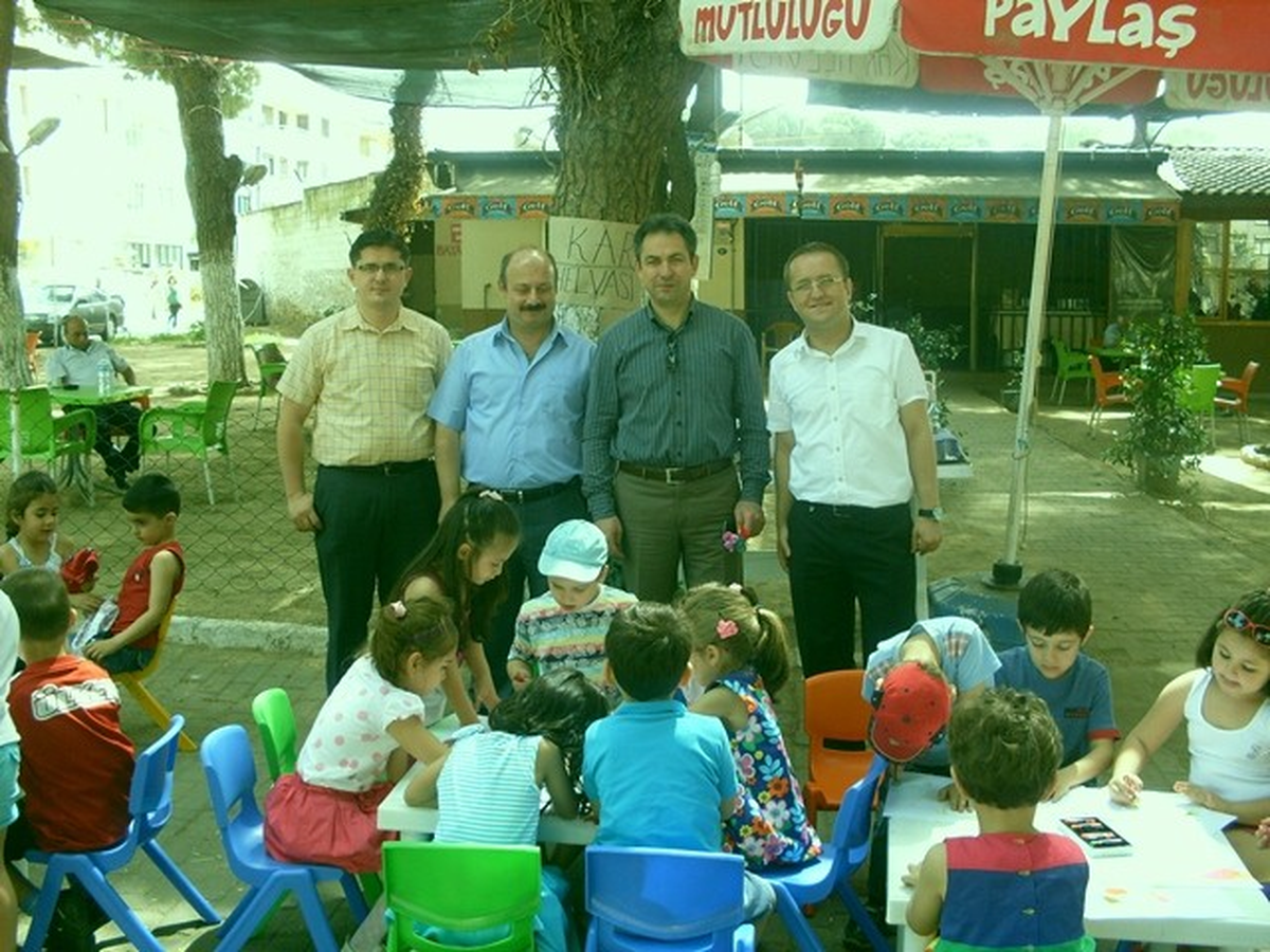 Ödemiş\'in Ulus Meydanı Rengarenk