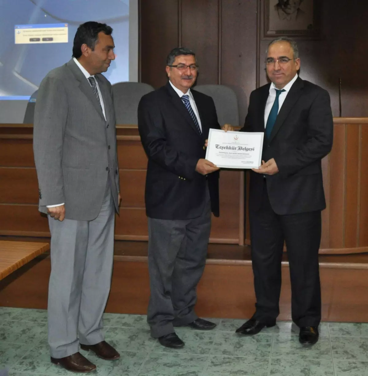 Sağlık Bakanlığı'ndan Teşekkür Belgesi