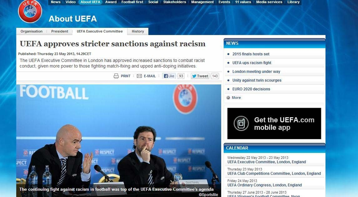 UEFA\'dan Sert Kararlar