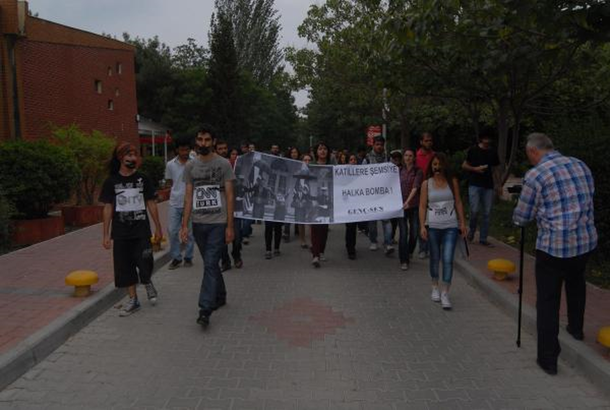 Üniversitede Reyhanlı Protestosu