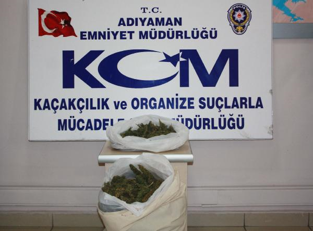 Adıyaman\'da Esrar Operasyonu: 2 Gözaltı