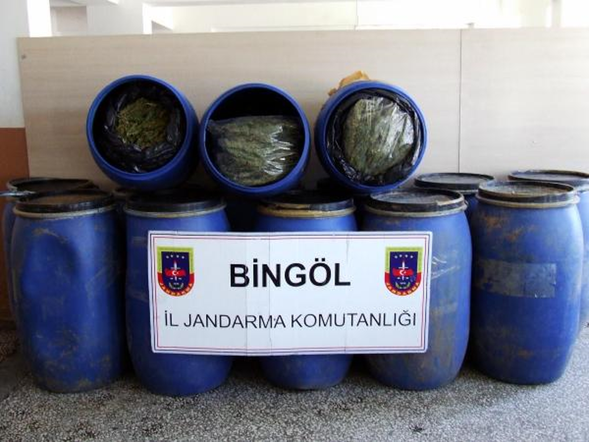 Bingöl\'de 227 Kilo Esrar Ele Geçirildi