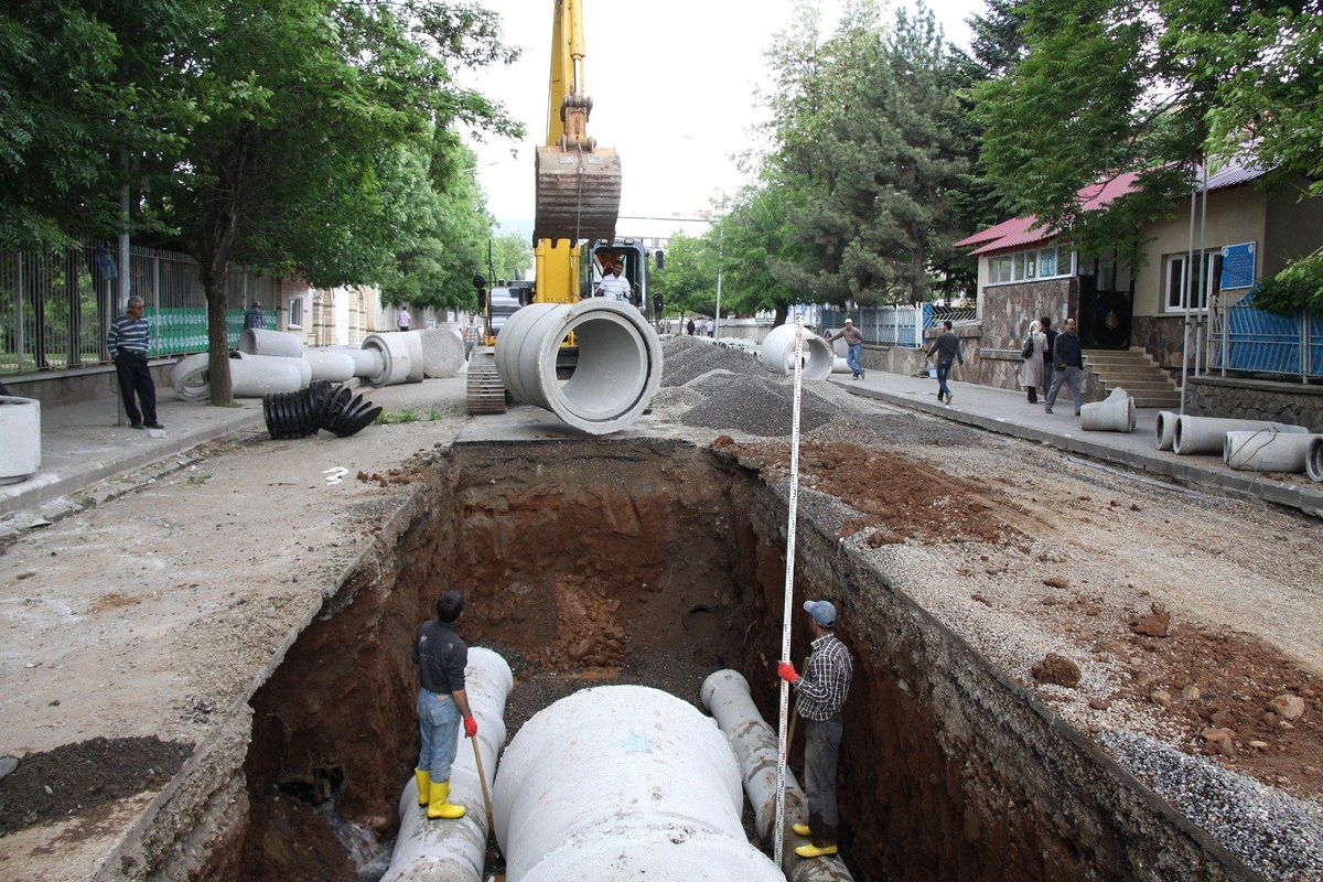 Bingöl\'de Altyapı Çalışmaları Devam Ediyor