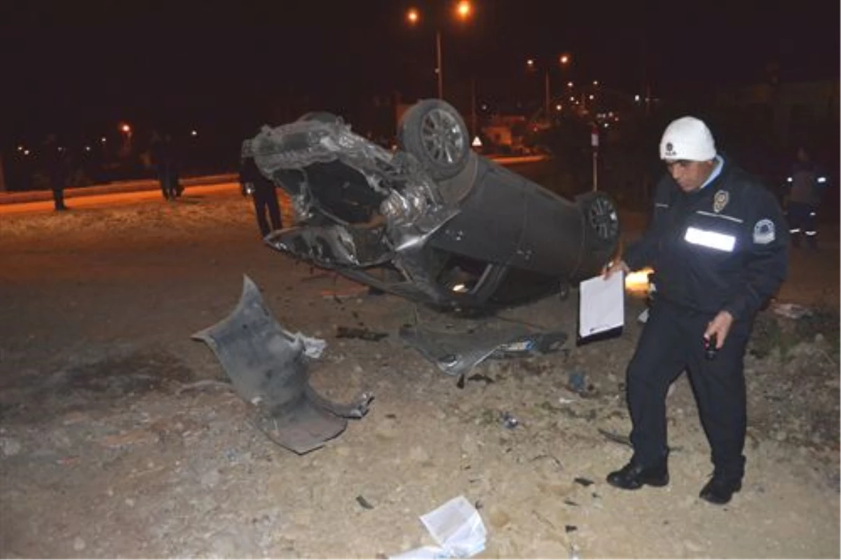 Ilgın\'da Otomobil Takla Attı: 1 Yaralı
