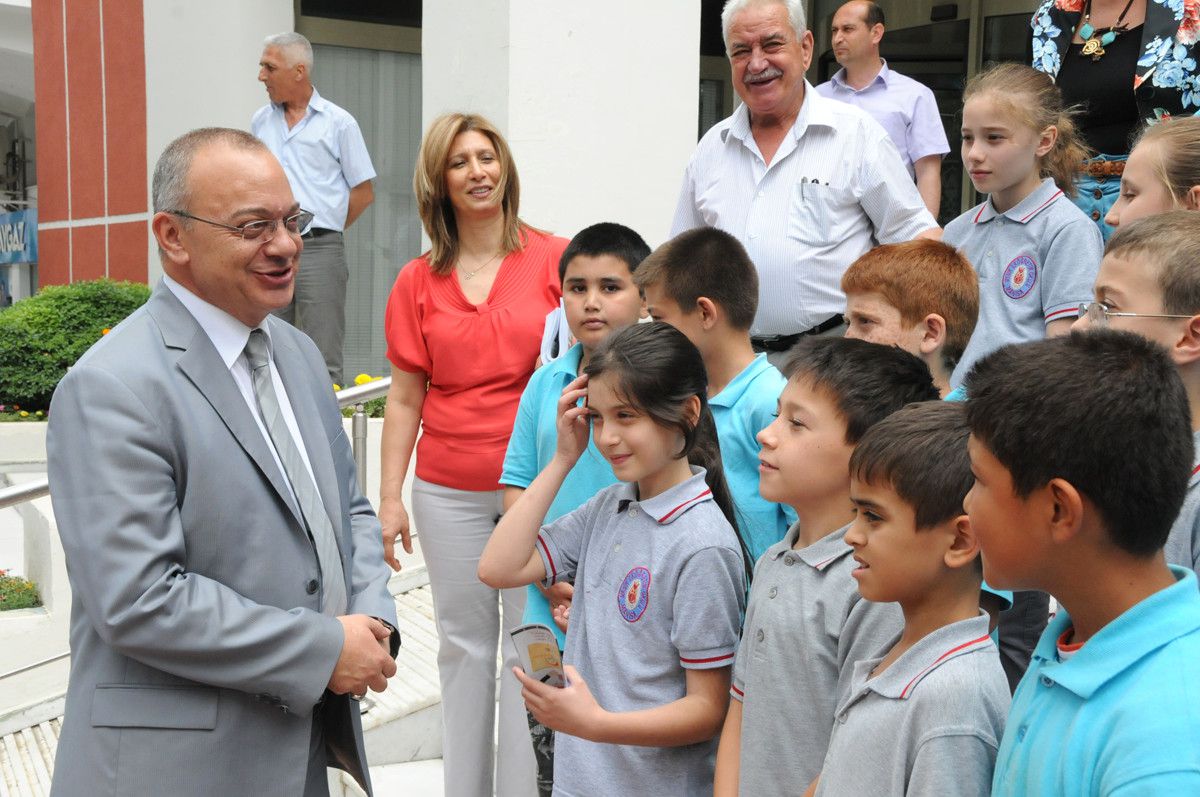 Mesirli Öğrenciler Başkan Amcalarıyla Tanıştı