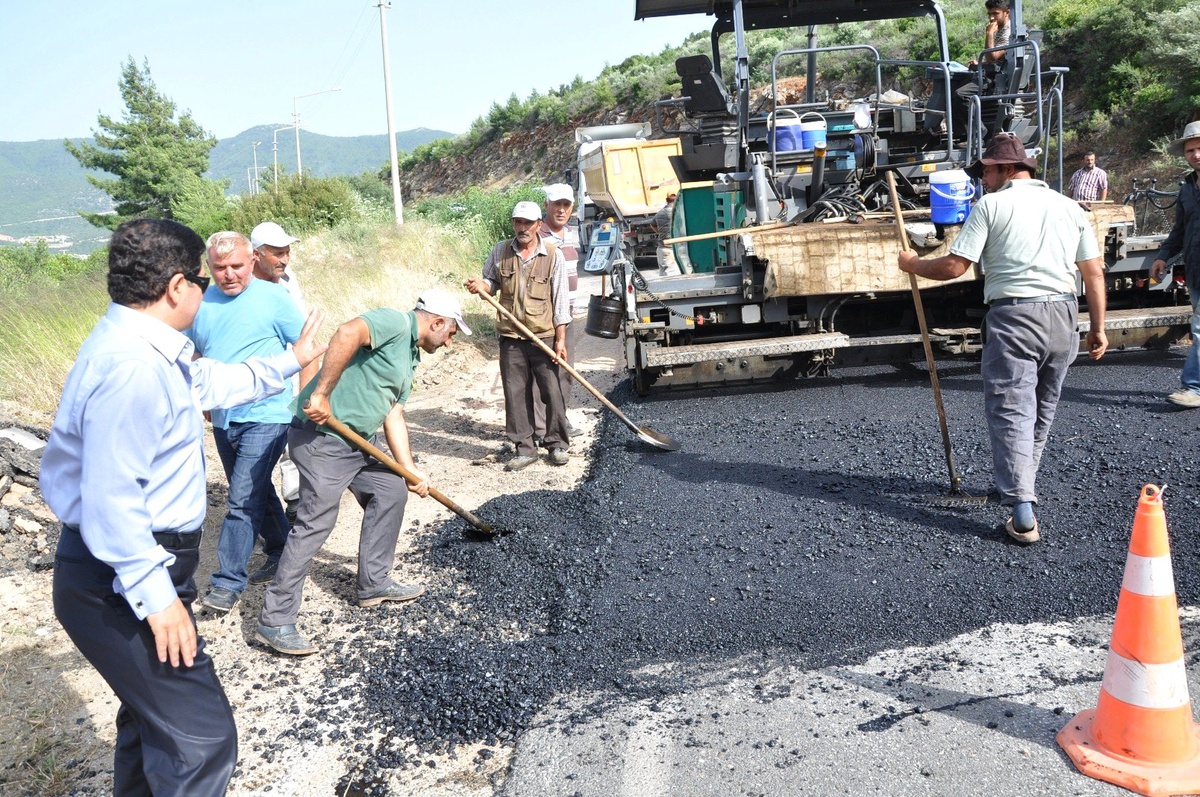 Torba Yalıkavak Arası Sıcak Asfalt Kaplanıyor