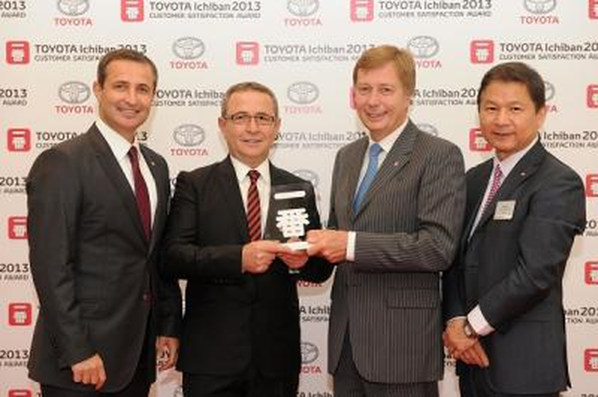 Toyota Plaza Aydoğan\'a, Avrupa Müşteri Memnuniyeti