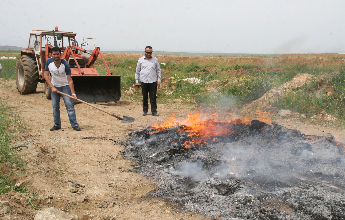 Yozgat'ta Ele Geçirilen 1 Ton Esrar İmha Edildi