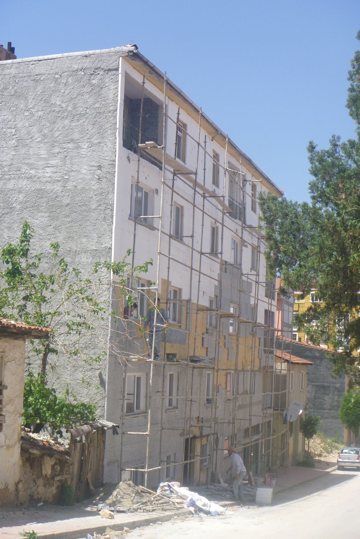 Bilecik\'te Binalara Dıştan Montolamaya Yaygınlaşıyor