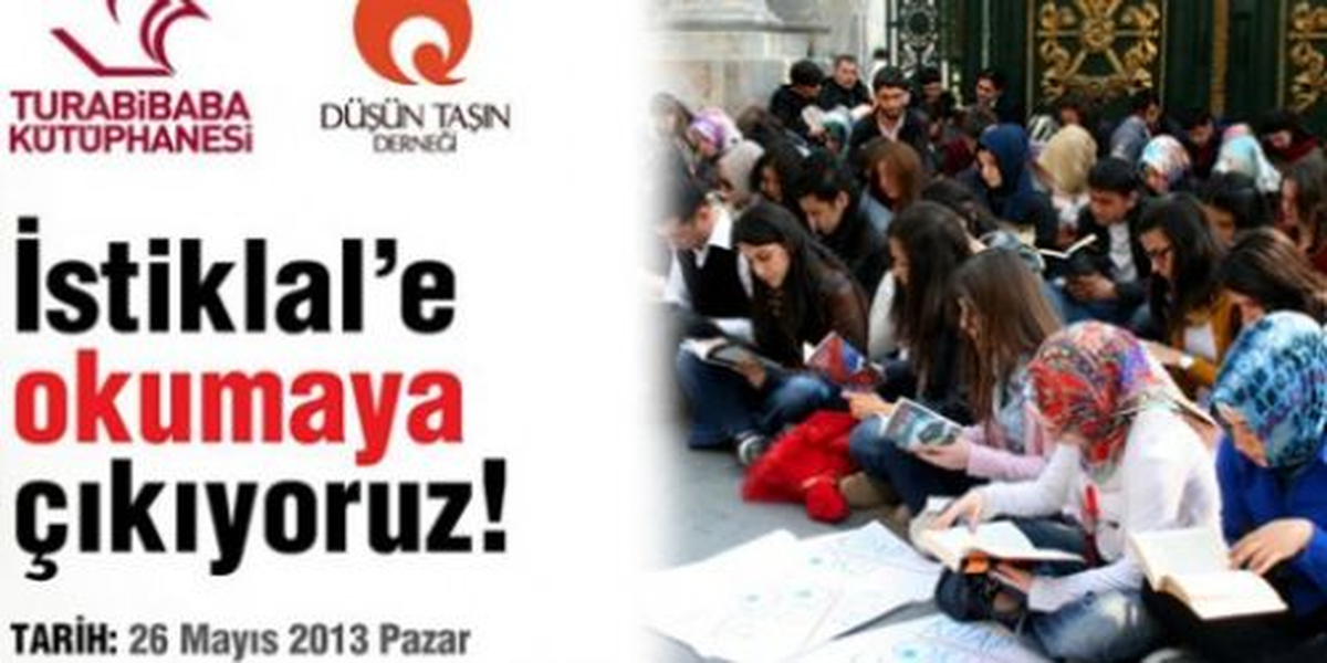 İstiklal\'de Hayat Duracak, Kitap Okunacak