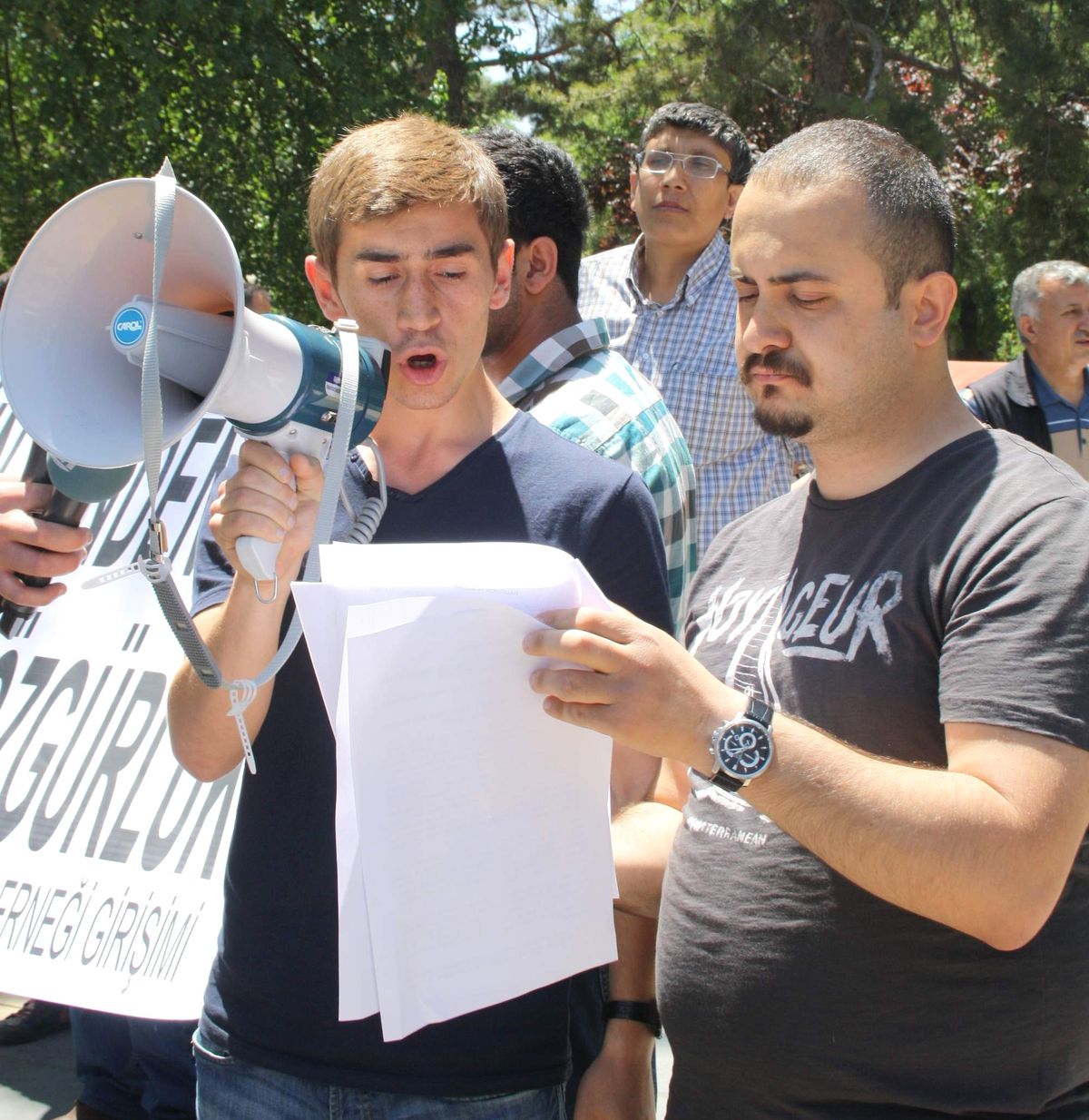 Kayseri Gençlik Derneği, Tutuklu Arkadaşları Adına Basın Açıklaması Yaptı