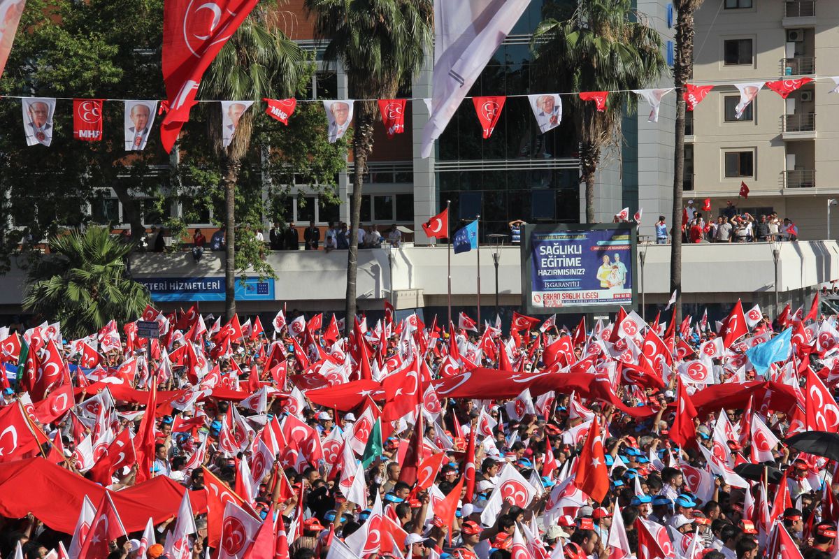 MHP\'nin "Vatan Mitingi"