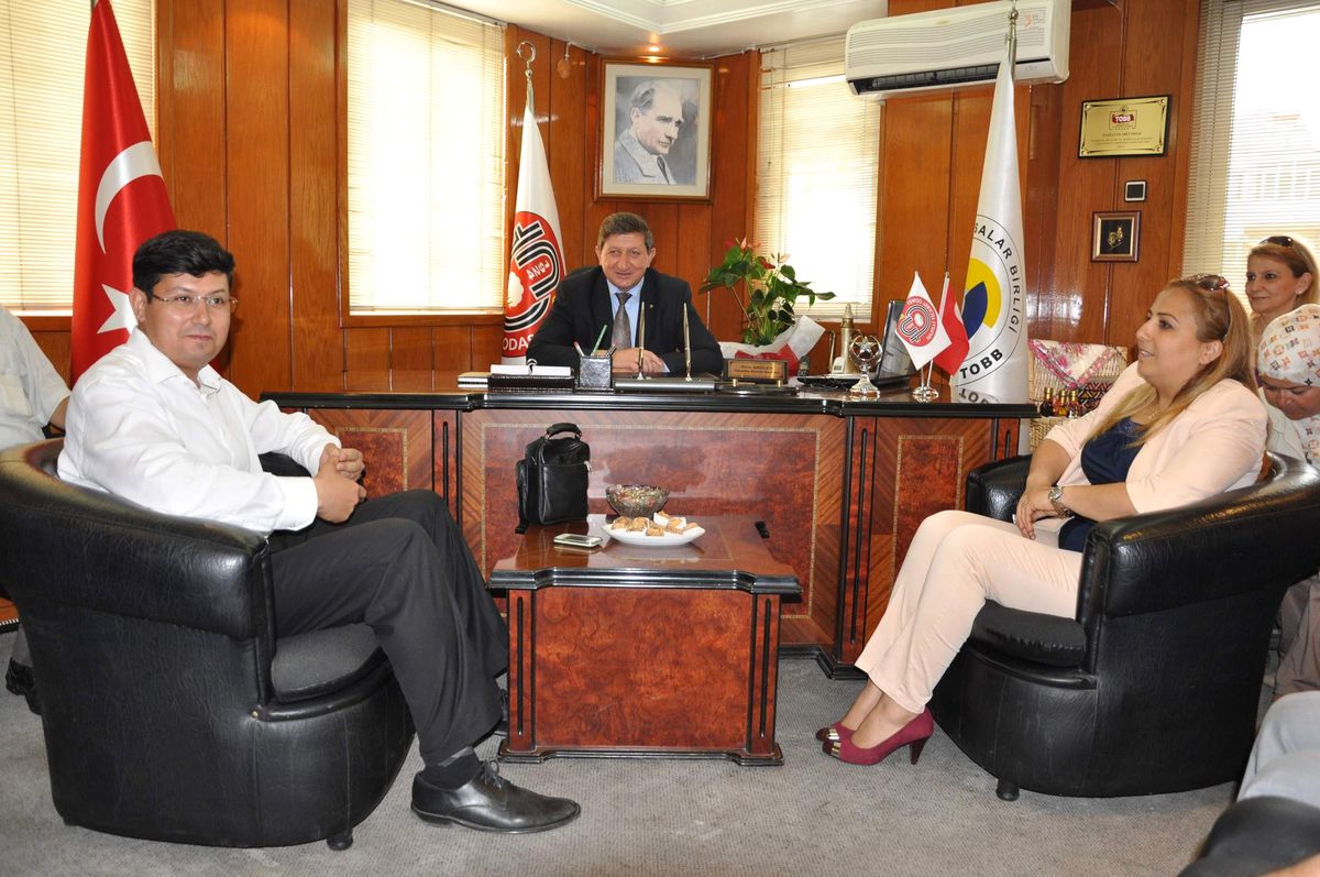 Nazilli MHP'den Ticaret Odasına 'Hayırlı Olsun' Ziyareti
