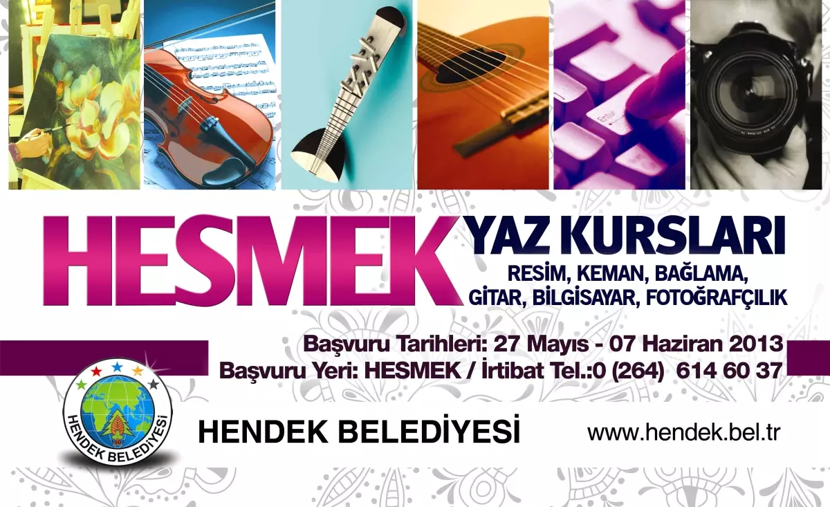 Hesmek\'te Yaz Dönemi Kursları 27 Mayıs\'ta Başlıyor